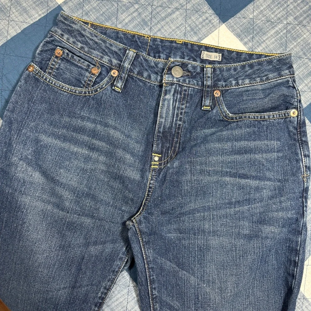 VTG Polo Ralph Lauren New Thompson Jeans 27x28 Size 14 Straight Leg Mid Rise